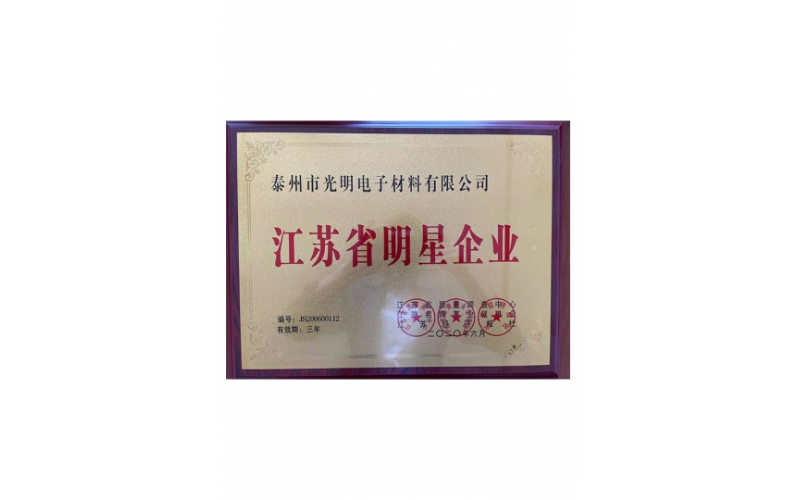 江苏省明星企业